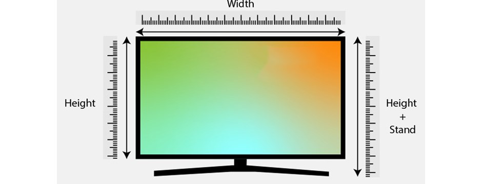 اینچ تلویزیون چگونه محاسبه می شود؟