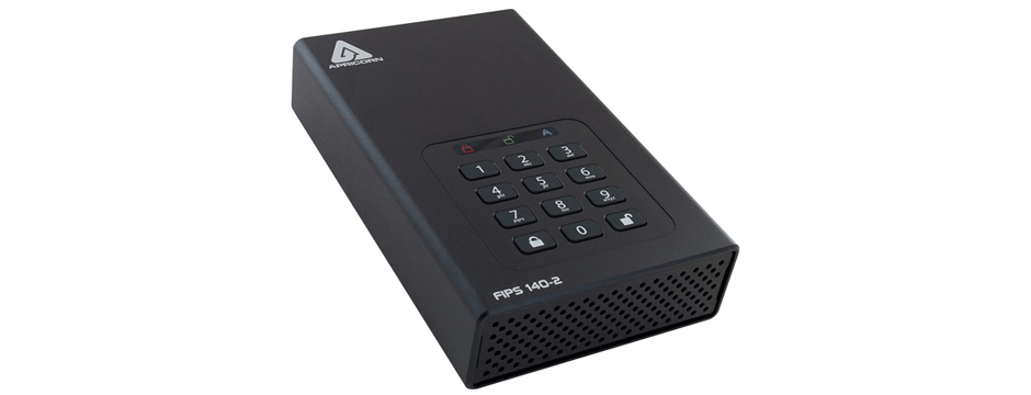 Aegis Desktop 4 TB FIPS، دارای رمزگذاری و اقدامات ضد هک