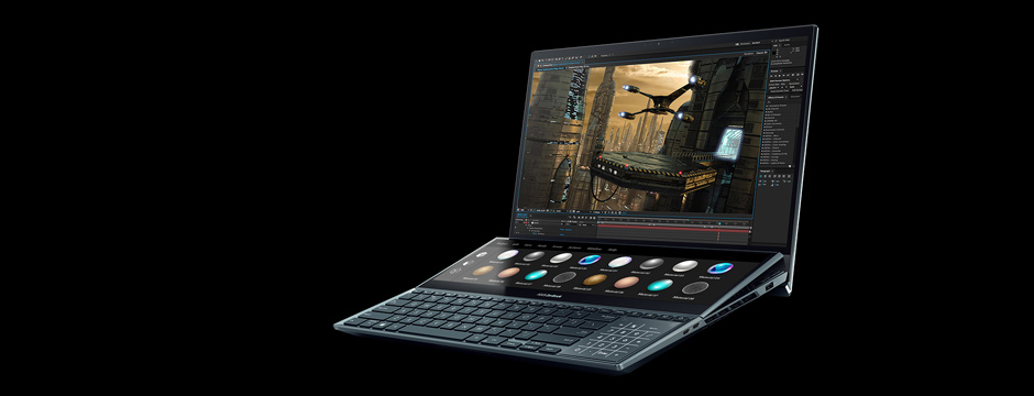 Asus Zenbook Pro Duo 15، لپ تاپ مناسب طراحی سه بعدی