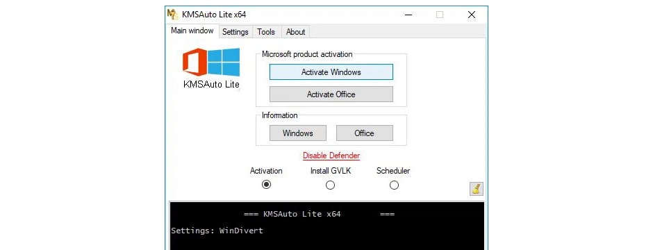 اکتیو کردن ویندوز با نرم افزار KMS Auto