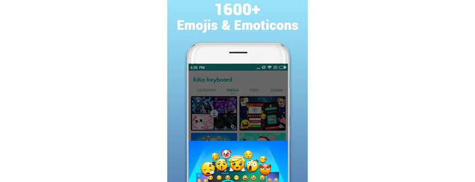 استفاده از ایموجی ایفون برای شیائومی با Kika Keyboard-Emoji Keyboard