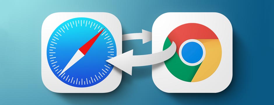 تنظیم گوگل کروم به عنوان مرورگر پیش‌فرض آیفون