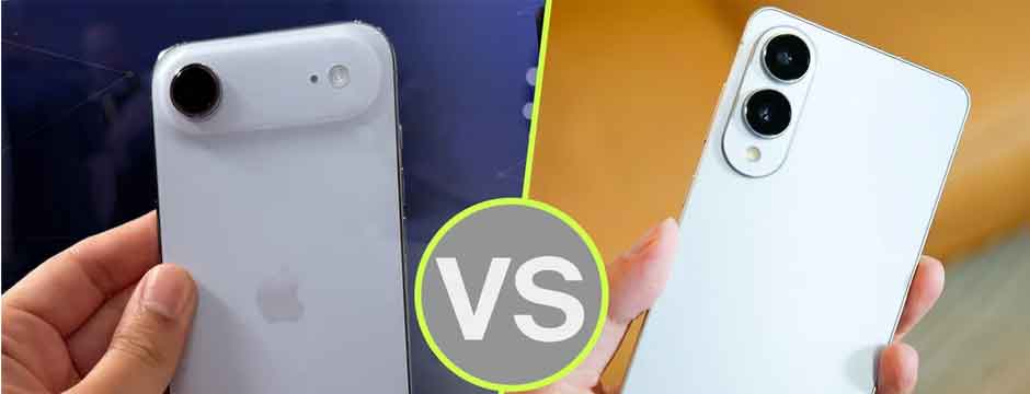فرق گلکسی اس 25 اج و ایفون 17 ایر