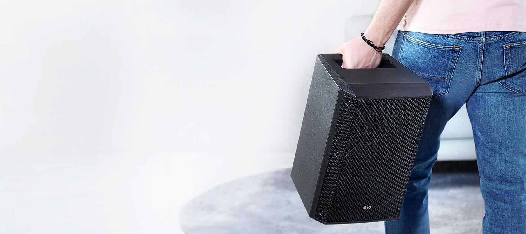 بررسی سیستم صوتی خانگی ال جی XBOOM RM1