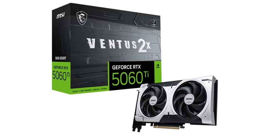 کارت گرافیک MSI RTX 5060 Ti VENTUS 2X PLUS 8GB