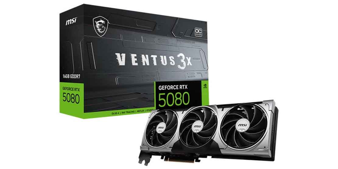 کارت گرافیک MSI RTX 5080 VENTUS 3X OC