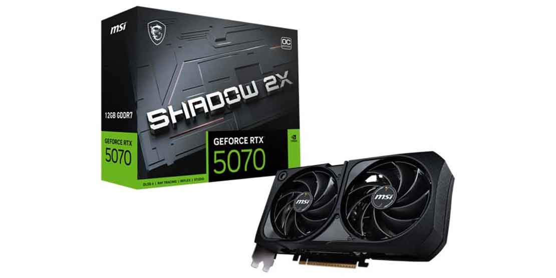 کارت گرافیک RTX 5070 MSI Shadow 2X OC 