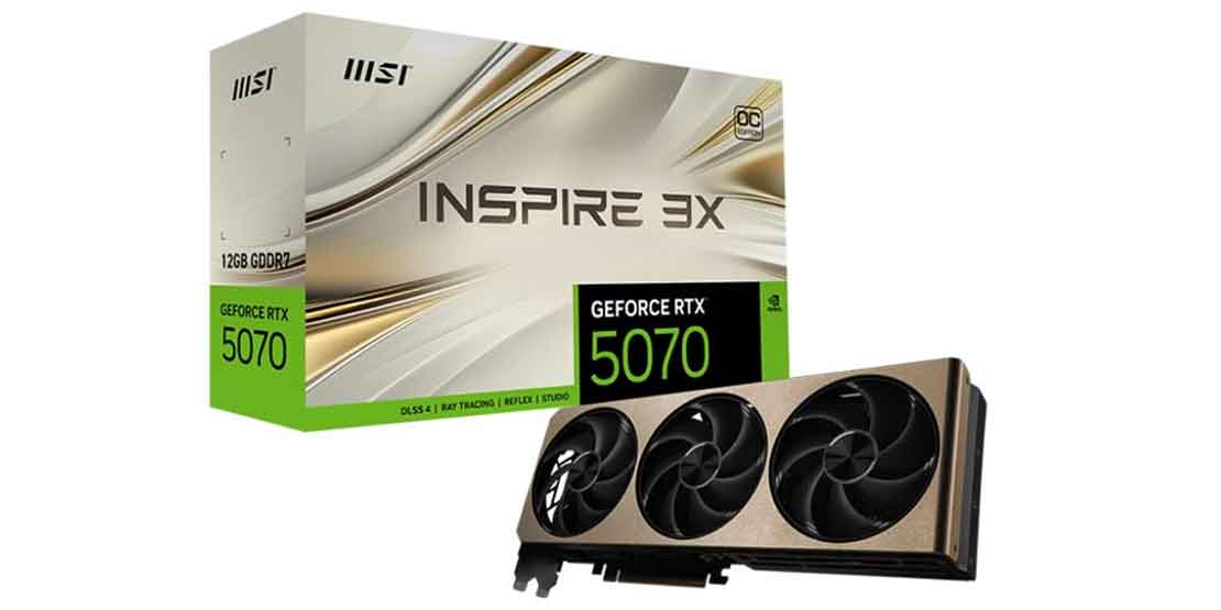 کارت گرافیک rtx5070-msi-inspire-3x-oc
