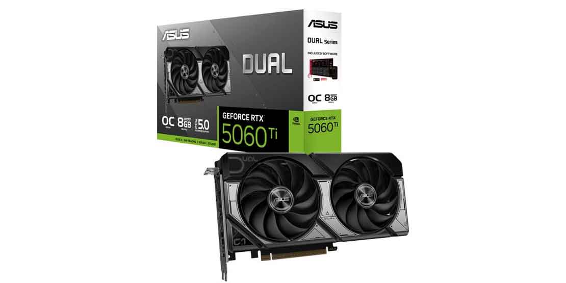 کارت گرافیک ASUS RTX 5060 Ti Dual OC 8GB