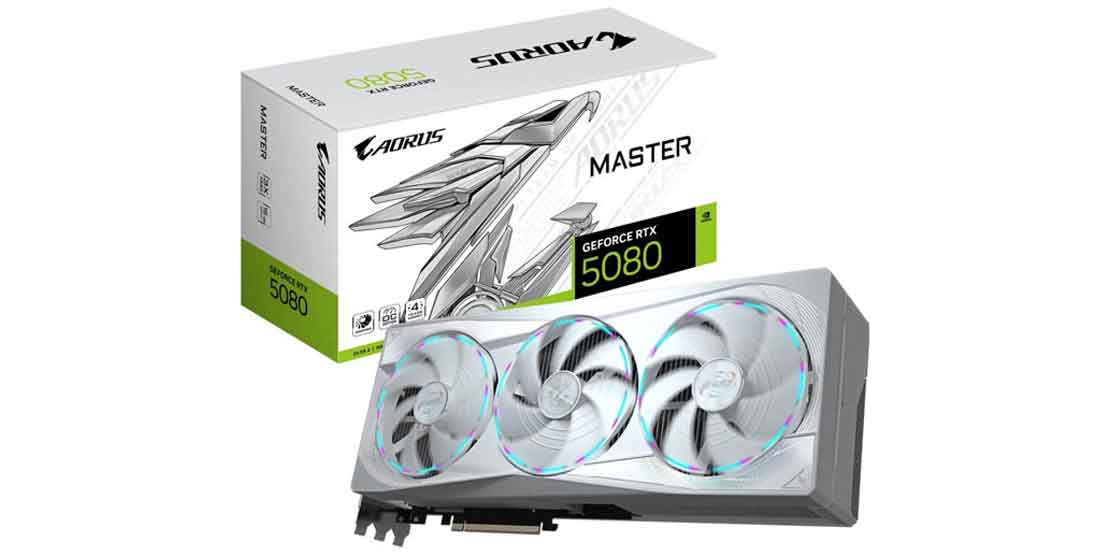 کارت گرافیک rtx5080-auros-master-white