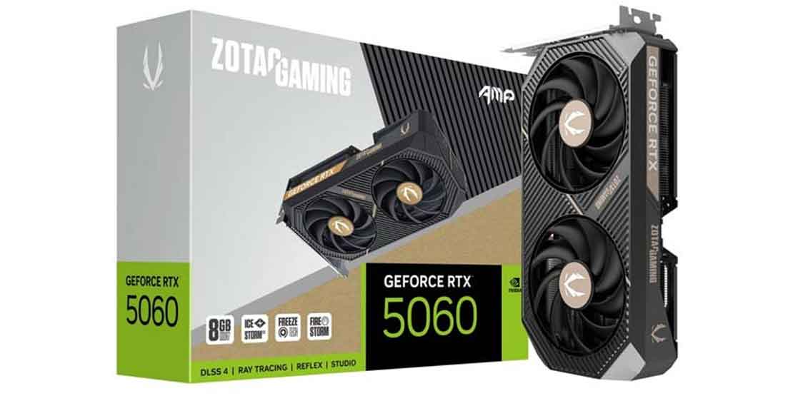 کارت گرافیک ZOTAC RTX 5060 GAMING AMP 8GB