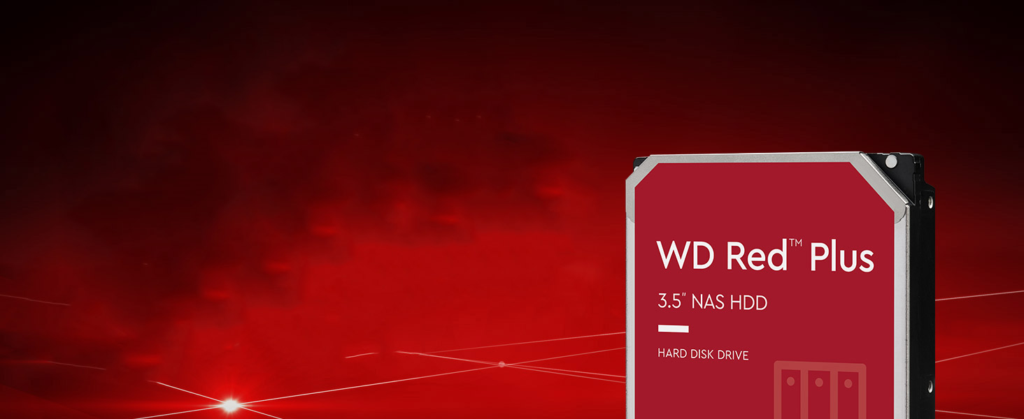 هارد دیسک وسترن دیجیتال WD Red Plus NAS WD80EFAX ظرفیت 8 ترابایت