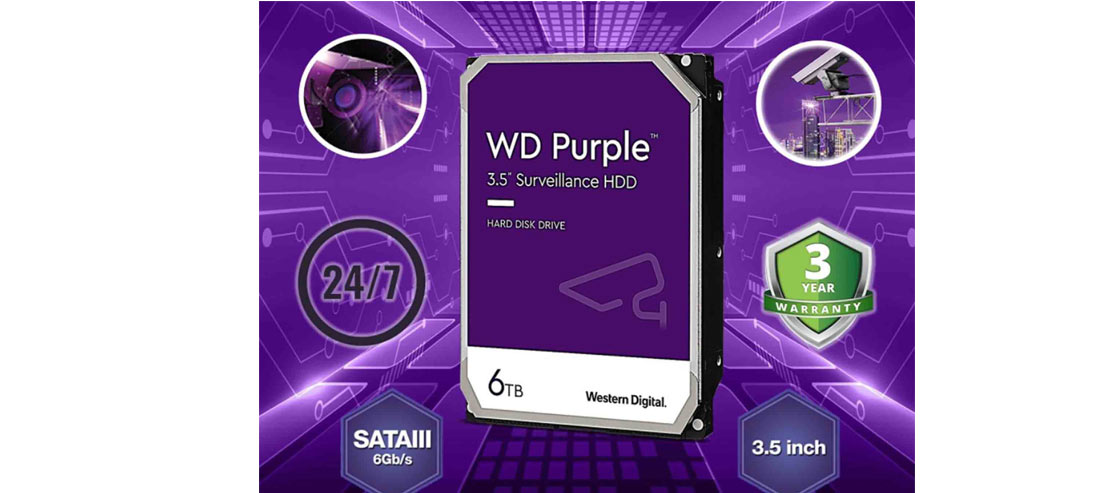 هارد دیسک وسترن دیجیتال Purple WD62PURZ