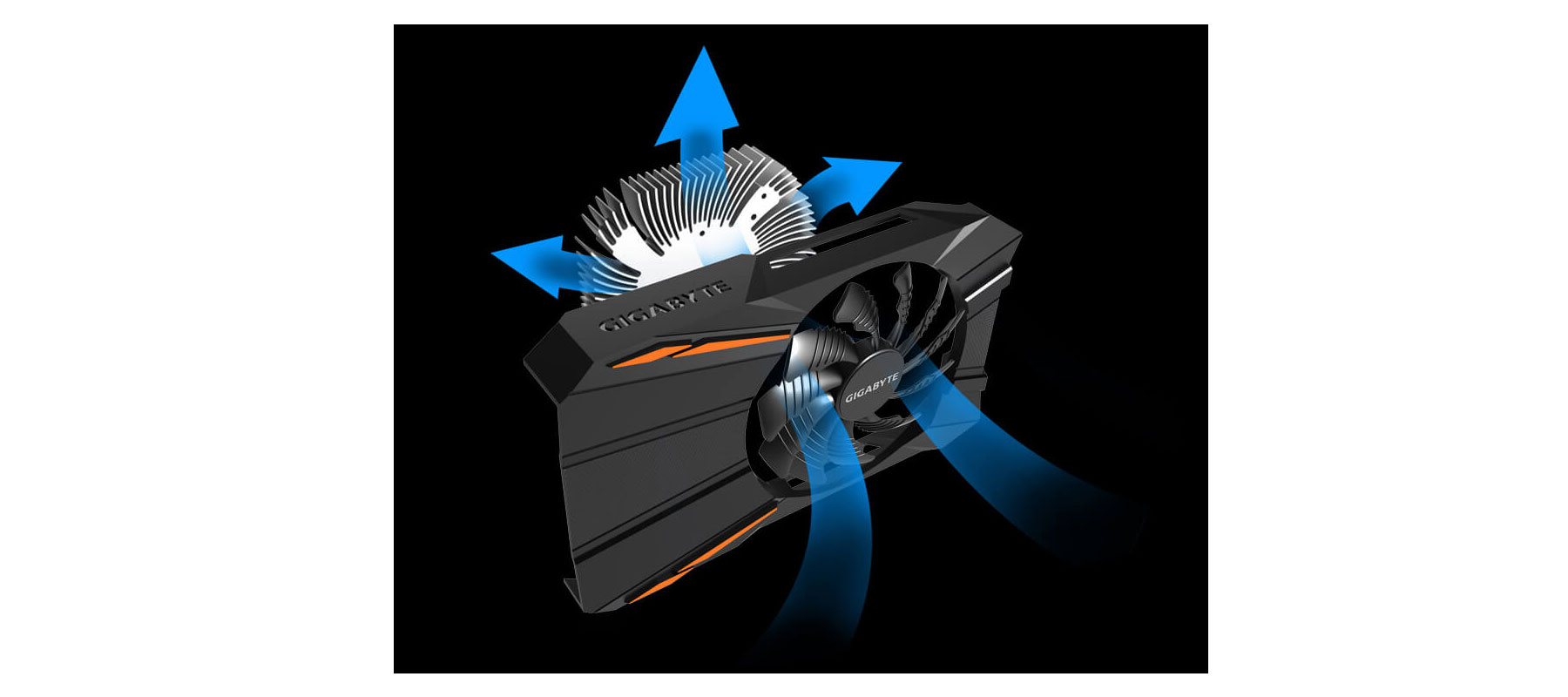 خنک کننده کارت گرافیک گیگابایت GeForce GTX 1050 Ti