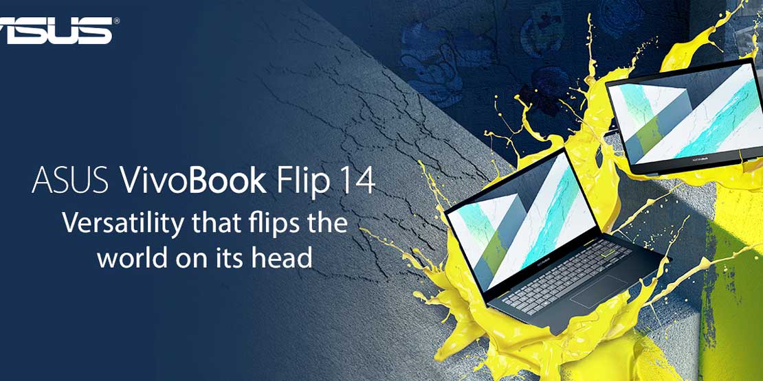 مشخصات سخت افزاری لپ تاپ vivobook flip14 x360-fhd