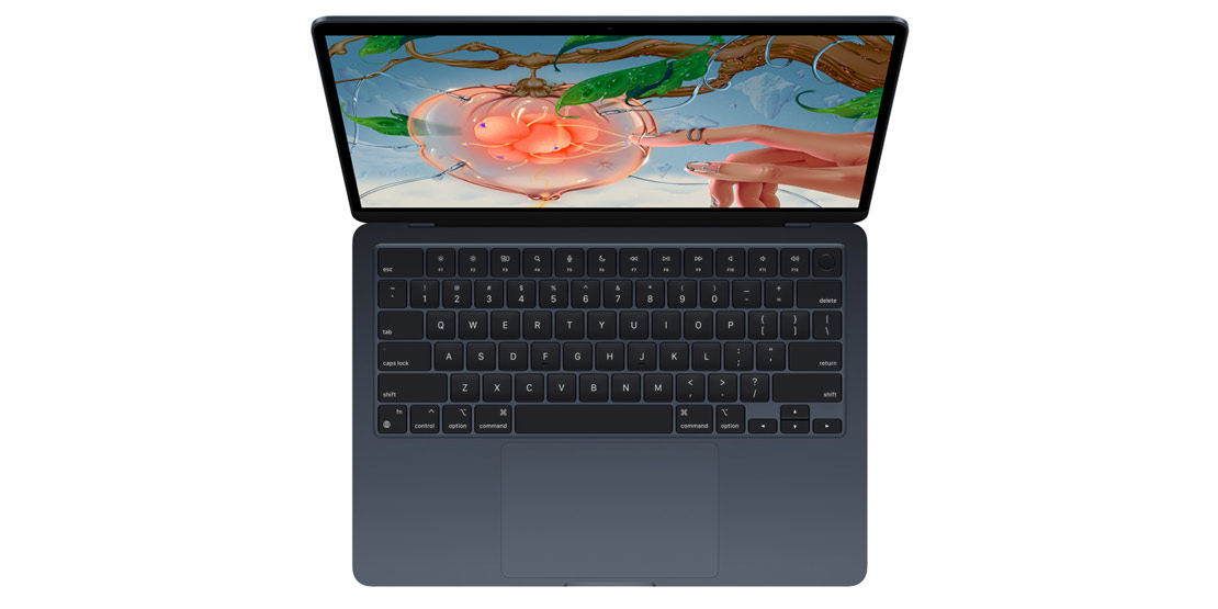 لپ تاپ اپل 13.3 اینچ مک بوک ایر M2 MLXW3 13 2022 QHD