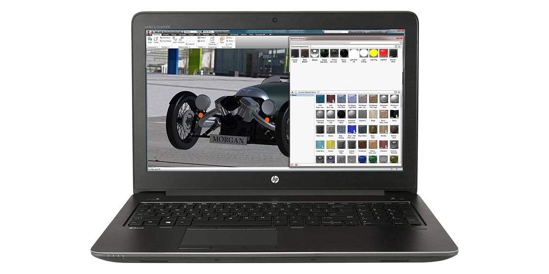 صفحه نمایش واضح و روشن لپ تاپ اچ پی Zbook 15 G4