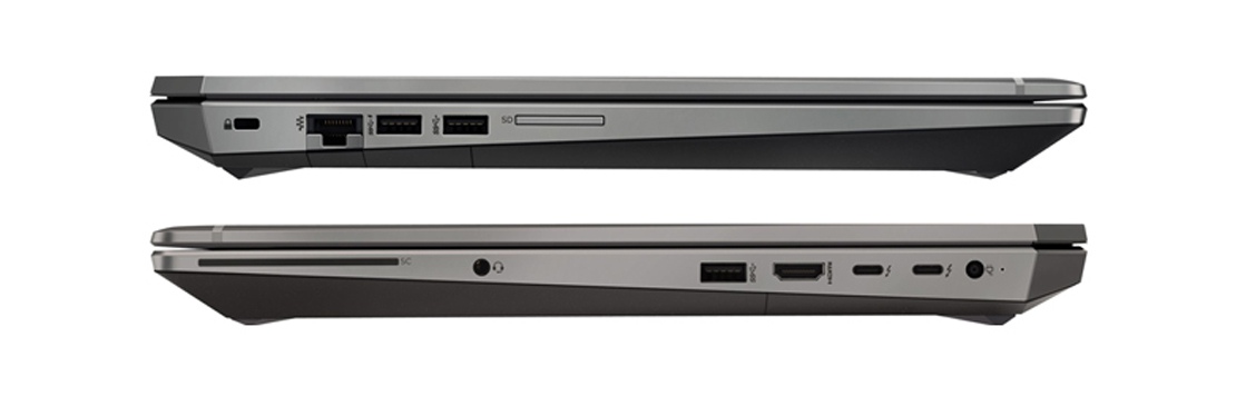 کانکتورهای اتصال در لپ تاپ اچ پی 15.6 اینچ Zbook 15 G5