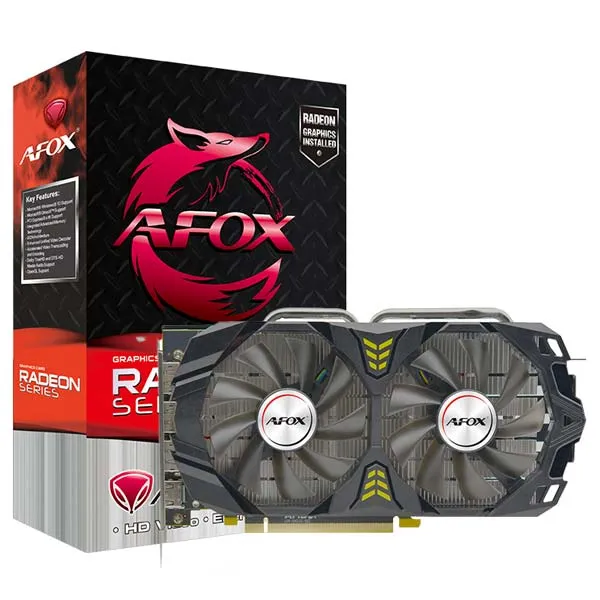 کارت گرافیک RX 580 AFOX AMD 8GB همراه باکس