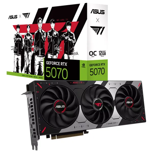 کارت گرافیک RTX 5070 ASUS T1 12GB همراه باکس