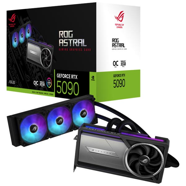 کارت گرافیک RTX 5090 ASUS ROG Astral LC OC 32GB