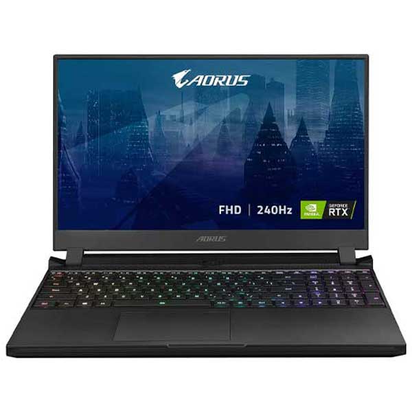 لپ تاپ استوک گیگابایت گیمینگ 15.6 اینچ AORUS 15PXD Core i7-11800H FHD