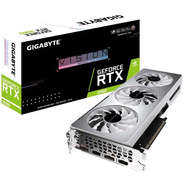 کارت گرافیک RTX 3060 GIGABYTE VISION OC 12GB