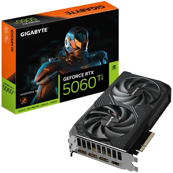 کارت گرافیک RTX 5060 Ti GIGABYTE WINDFORCE 8GB