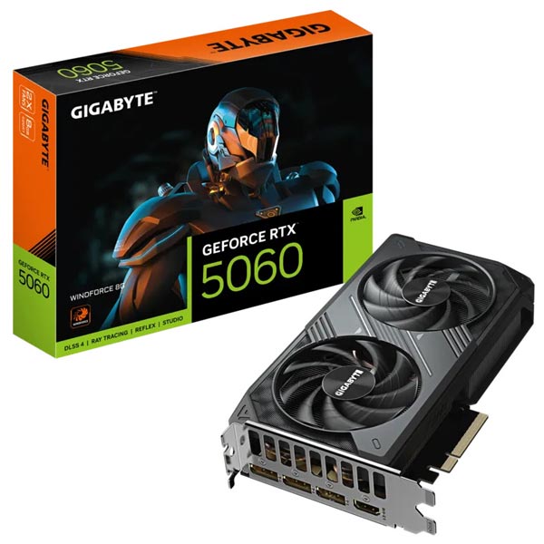 کارت گرافیک RTX 5060 GIGABYTE WINDFORCE 8GB