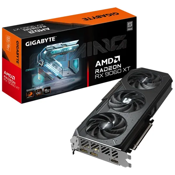 کارت گرافیک RX 9060 XT GIGABYTE GAMING OC 8GB