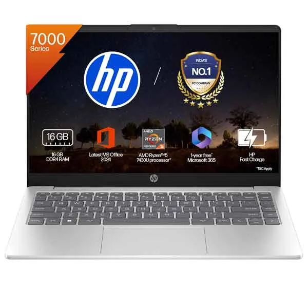 لپ تاپ اپن باکس اچ پی 15.6 اینچ Laptop 15 Ryzen5-7430U FHD