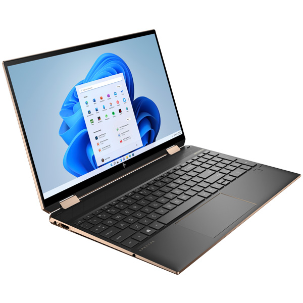 لبه کناری نمایشگر لپ تاپ اچ پی 15.6 اینچ Spectre 15 X360 Core i7-1165G7 لمسی 2K