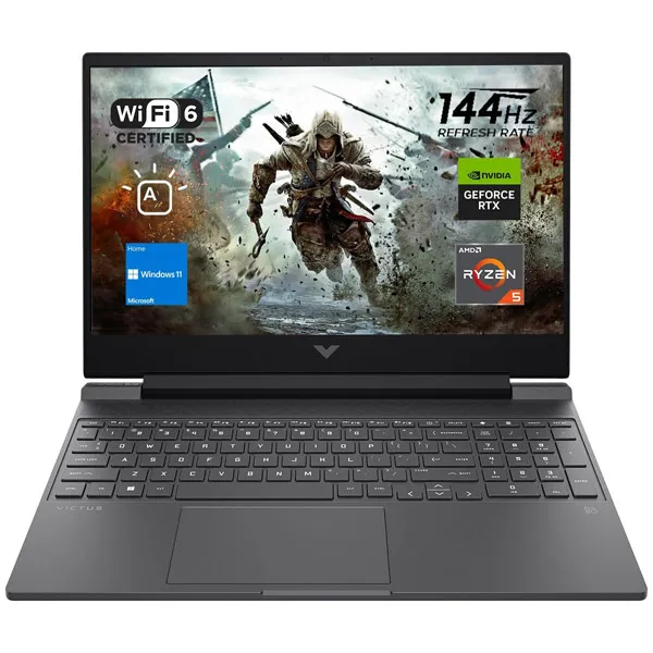 لپ تاپ اچ پی گیمینگ 15.6 اینچ VICTUS 15-FB2063 Ryzen 5-7535HS FHD آکبند