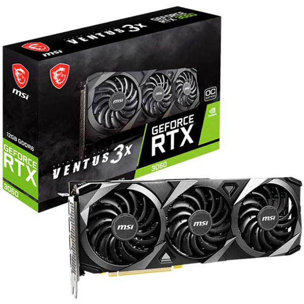کارت گرافیک RTX 3060 MSI VENTUS 3X 12GB OC