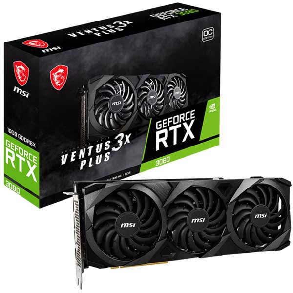 کارت گرافیک RTX 3080 MSI VENTUS 3X PLUS OC 10G