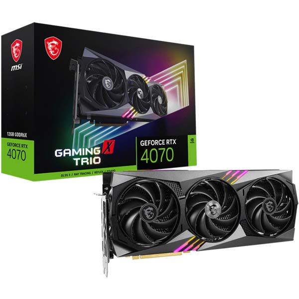 کارت گرافیک RTX 4070 MSI GAMING X TRIO 12GB