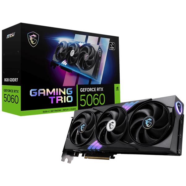 کارت گرافیک RTX 5060 MSI GAMING TRIO 8GB
