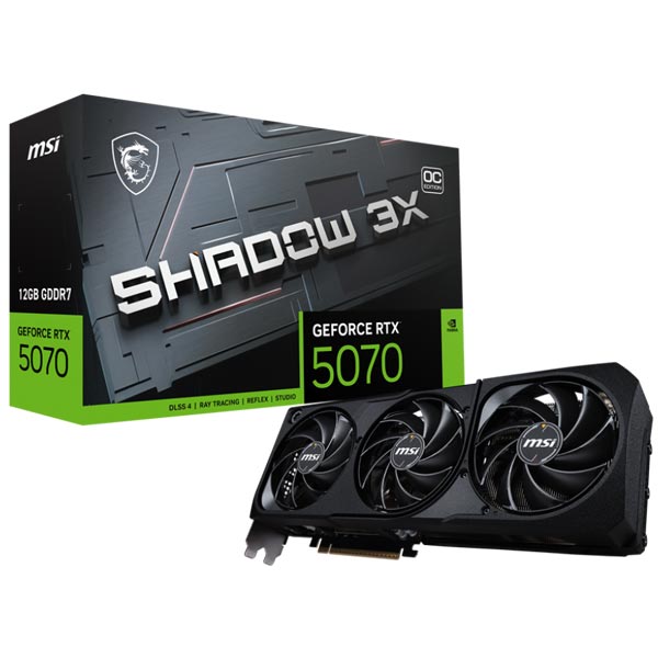 کارت گرافیک RTX 5070 MSI SHADOW 3X OC 12GB