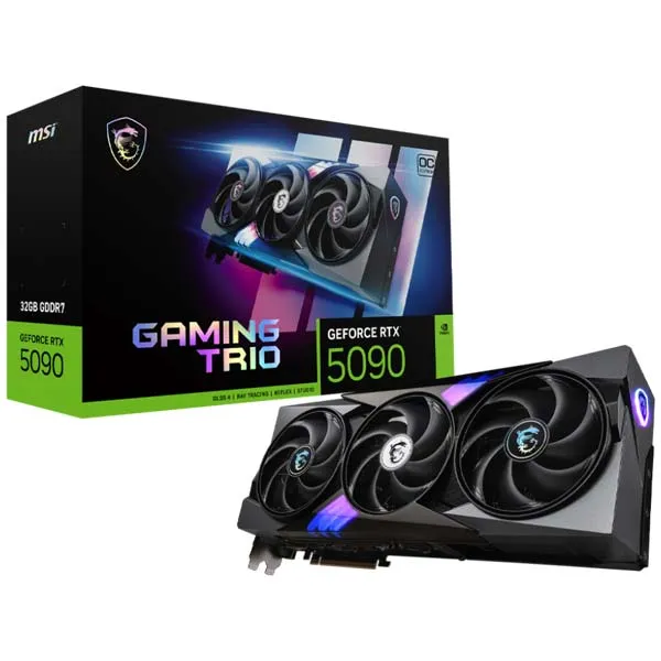 کارت گرافیک RTX 5090 MSI GAMING TRIO OC 32GB