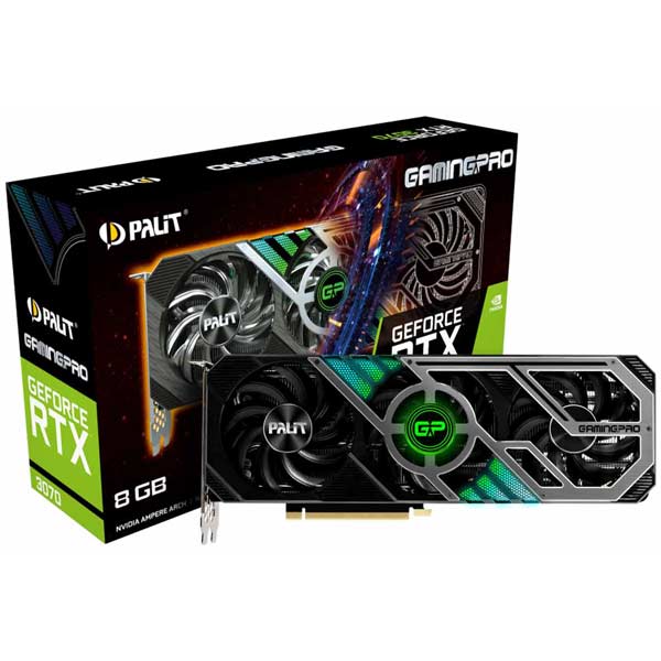کارت گرافیک RTX 3070 PALIT GamingPro 3fan 8GB