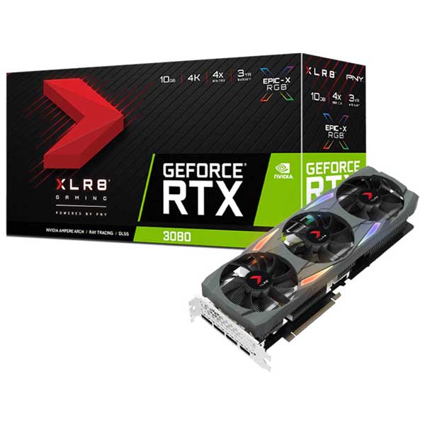 کارت گرافیک RTX 3080 PNY XLR8 Gaming 10GB
