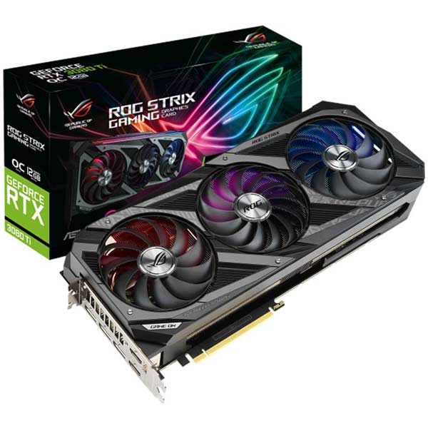 کارت گرافیک RTX 3080 Ti ASUS ROG STRIX GAMING OC 12GB
