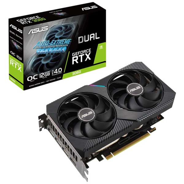 کارت گرافیک RTX 3060 ASUS Dual OC 12GB AUTO-EXTREME