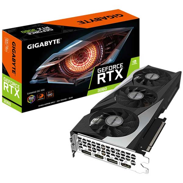کارت گرافیک RTX 3060 GIGABYTE GAMING OC 12GB