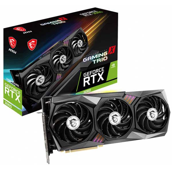 کارت گرافیک RTX 3060 MSI GAMING X TRIO 12GB