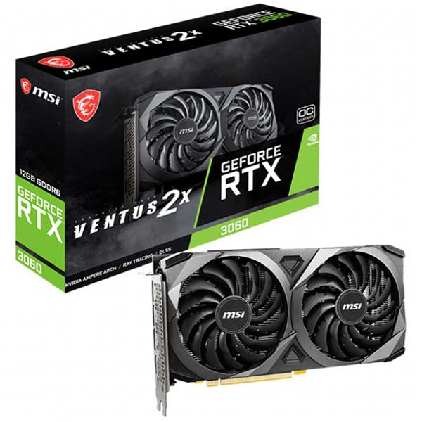 کارت گرافیک RTX 3060 MSI VENTUS 2X OC 12GB