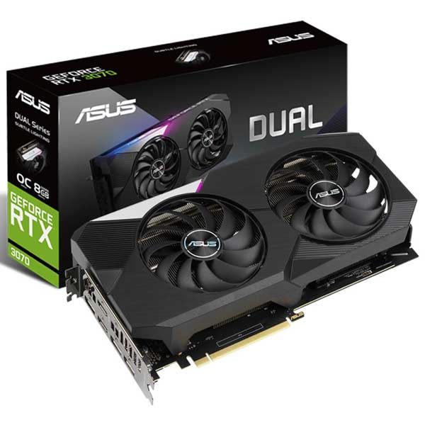کارت گرافیک RTX 3070 ASUS Dual OC Edition 8GB