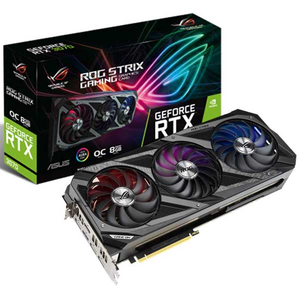 کارت گرافیک ایسوس RTX 3070 ROG STRIX GAMING OC