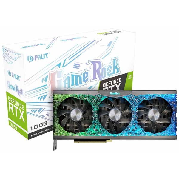 کارت گرافیک پالت RTX 3080 GameRock