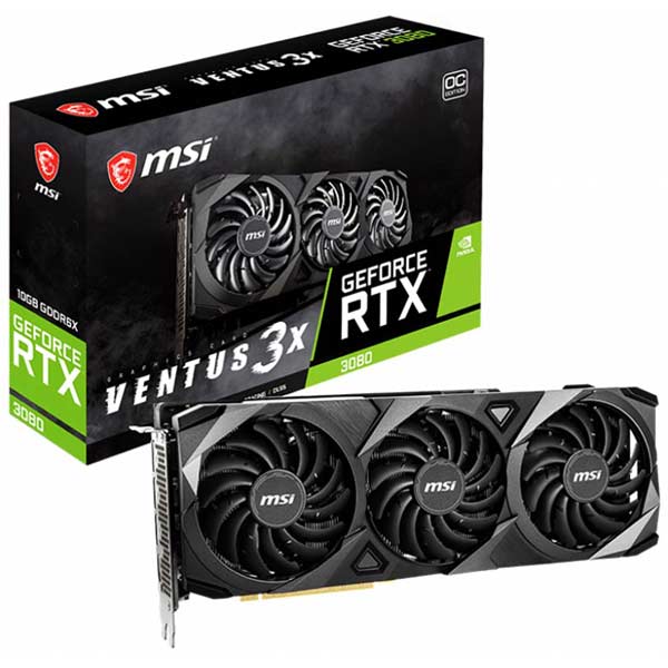 کارت گرافیک RTX 3080 MSI VENTUS 3X 10GB